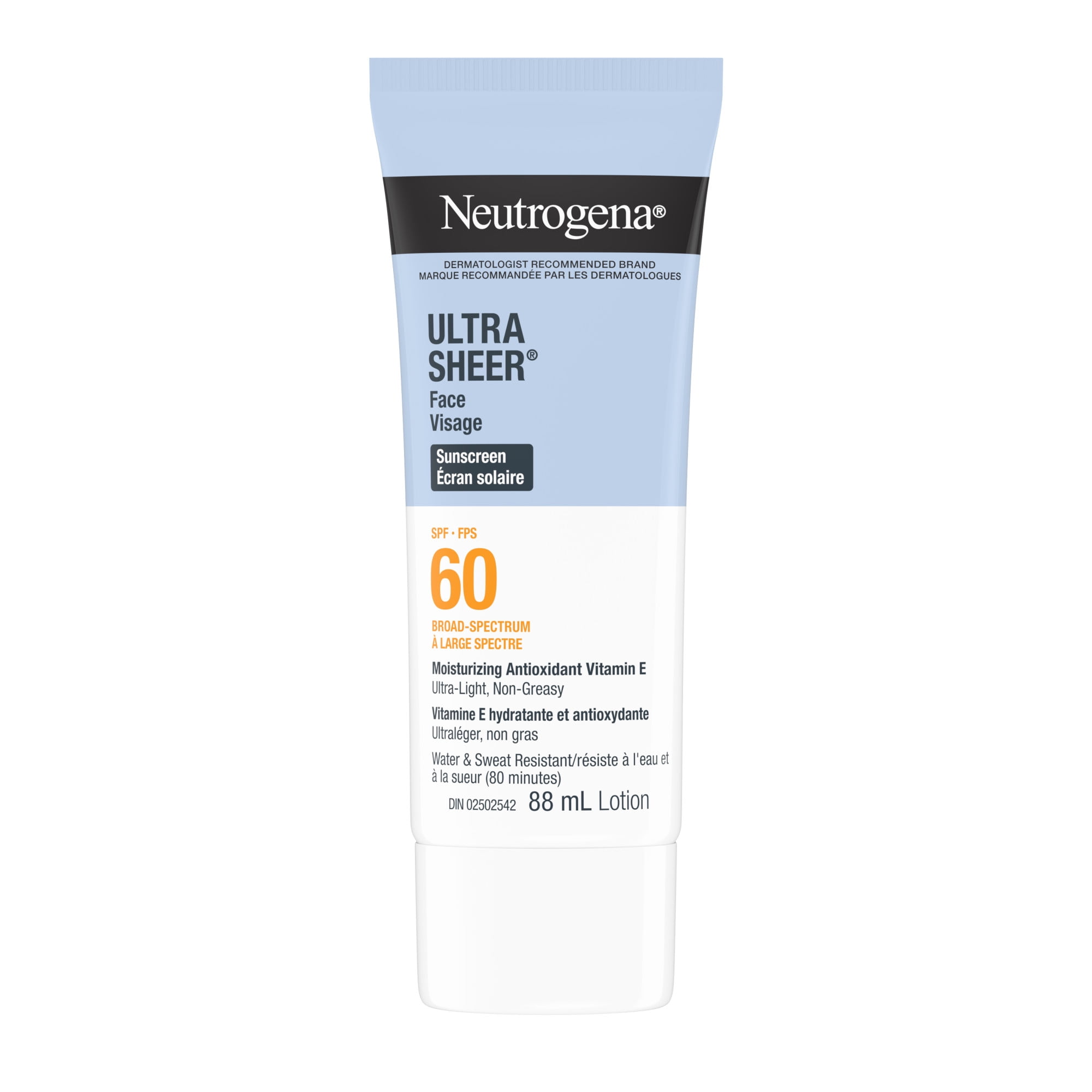 Neutrogena ultra sheer face sun spf 60